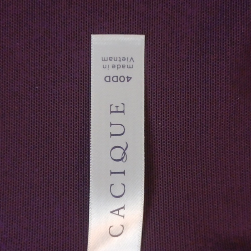CACIQUE 40DD plum corcet adjustable straps - Picture 5 of 8